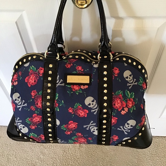Betsey Johnson Bags Betsy Johnson Studded Skulls And Roses